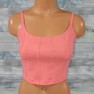 Free People FP Movement Coral Pink Bra sz Medium